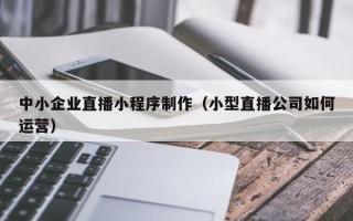 湖州中小企业直播小程序制作（小型直播公司如何运营）